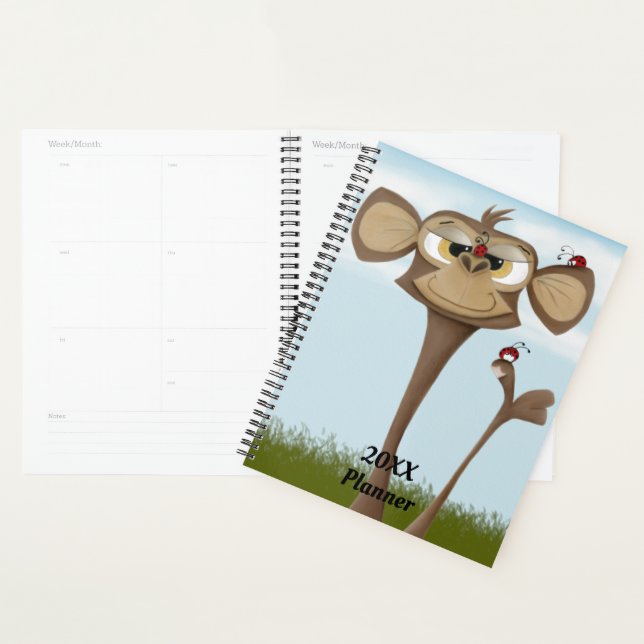 Silly Monkey and Ladybugs Planner (Display)