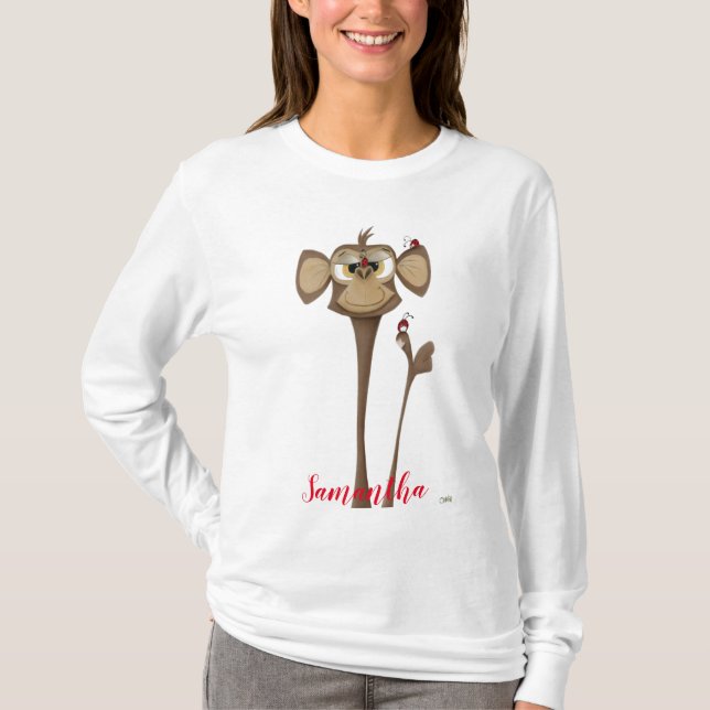 Silly Monkey and Ladybugs T-Shirt (Front)