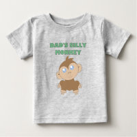 Silly Monkey - Baby Fine Jersey T-Shirt