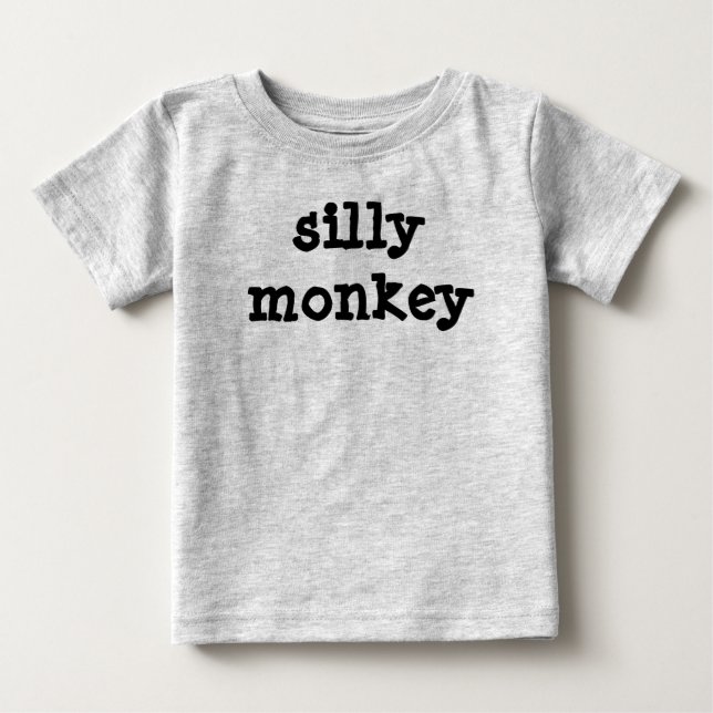 silly monkey baby T-Shirt (Front)