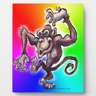 Silly Monkey Plaque