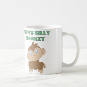 Silly Monkey -White 11 oz Classic White Mug Coffee Mug