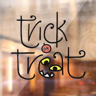 Silly Monster Face Halloween Trick or Treat