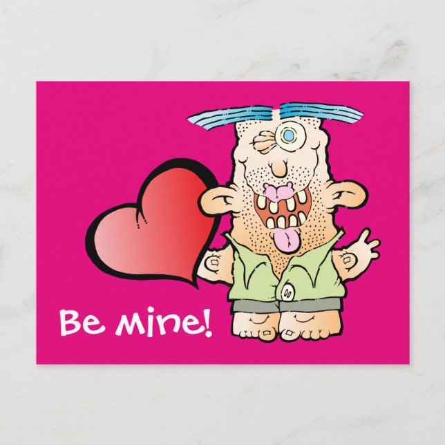 Silly Monster’s Very Mushy Postcard (Front)