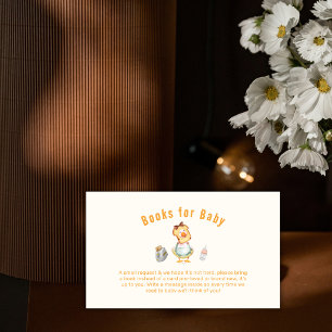 Silly Mother Goose Brunch Books For Baby Shower Enclosure Card