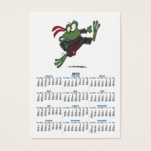 silly ninja frog cartoon (Front)
