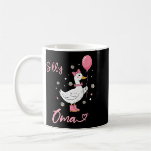 Silly Oma Cute Goose Grandmother Family Matching Coffee Mug