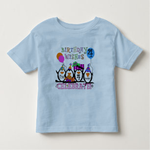 Silly Penguins 4th Birthday T-shirts and Gifts