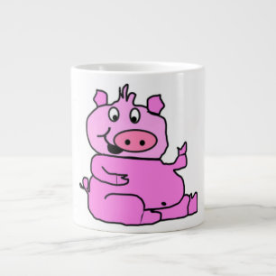 SILLY PIGGY LARGE COFFEE MUG