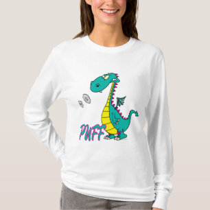 silly puff dragon cartoon character T-Shirt