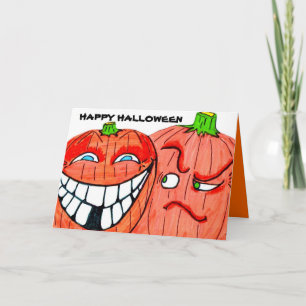 SILLY PUMPKIN HALLOWEEN card