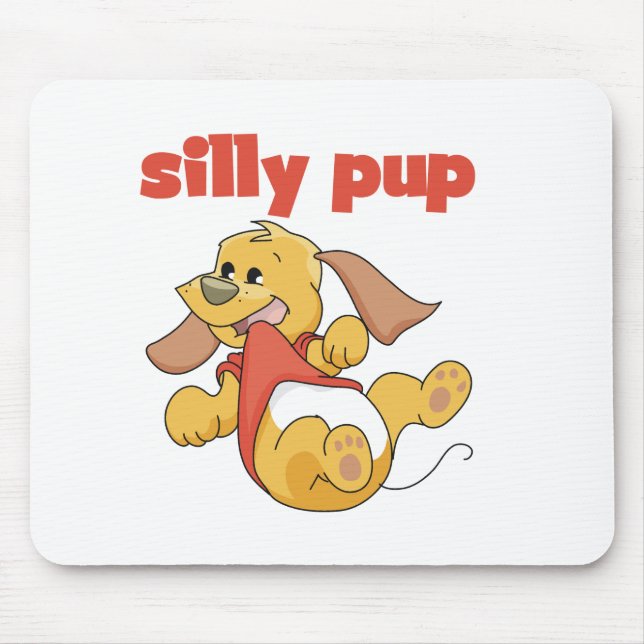 Silly Pup Mouse Pad (Front)