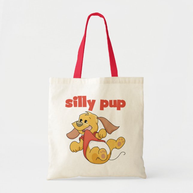 Silly Pup Tshirts and Gifts Tote Bag (Front)