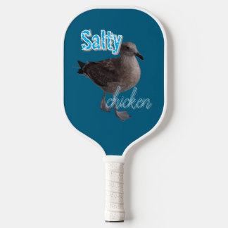Silly Quirky Ocean Chicken Lover Pickleball Paddle