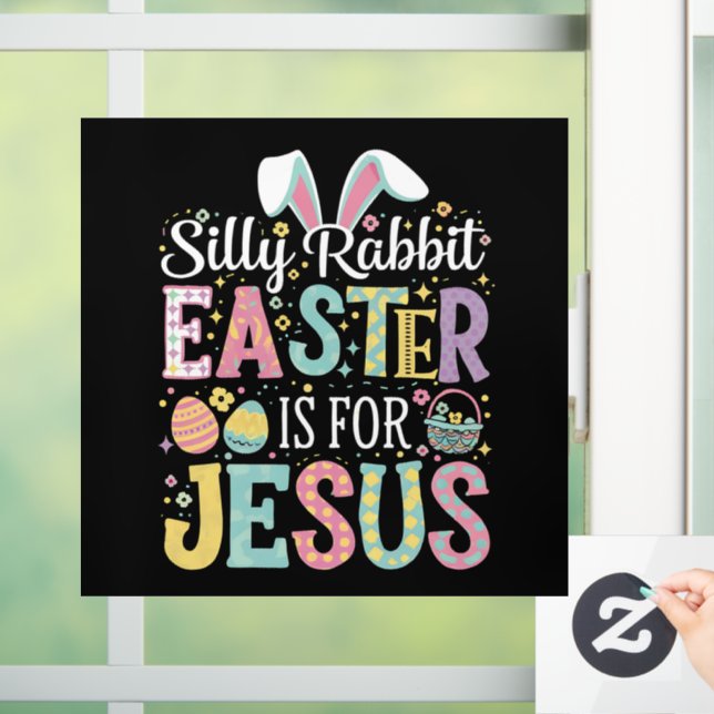 Silly Rabbit Easter Is For Jesus Cute Bunny (Home)