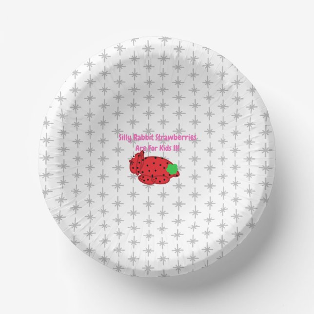 SILLY RABBIT PAPER PLATE (Front)