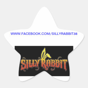 Silly Rabbit Star Sticker