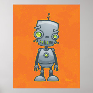Silly Robot Poster