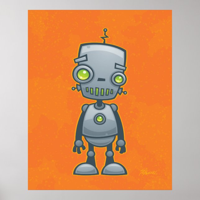 Silly Robot Poster (Front)