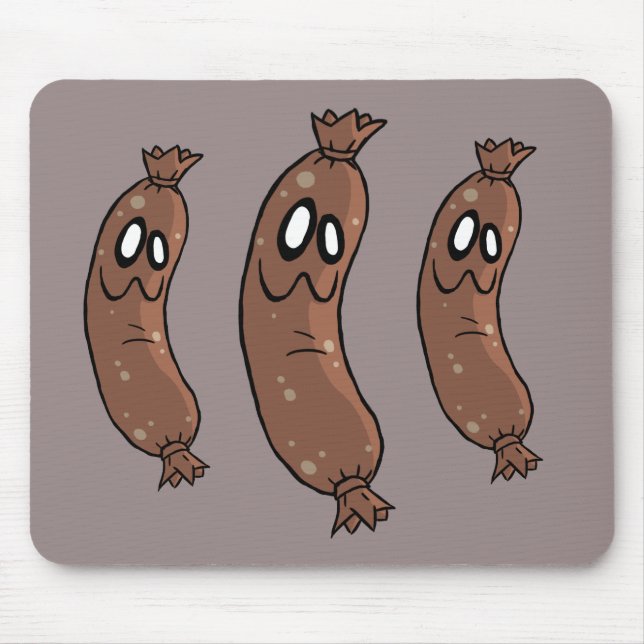 Silly Sausages Mousepad (Front)