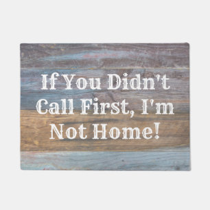Silly Saying Door Mat