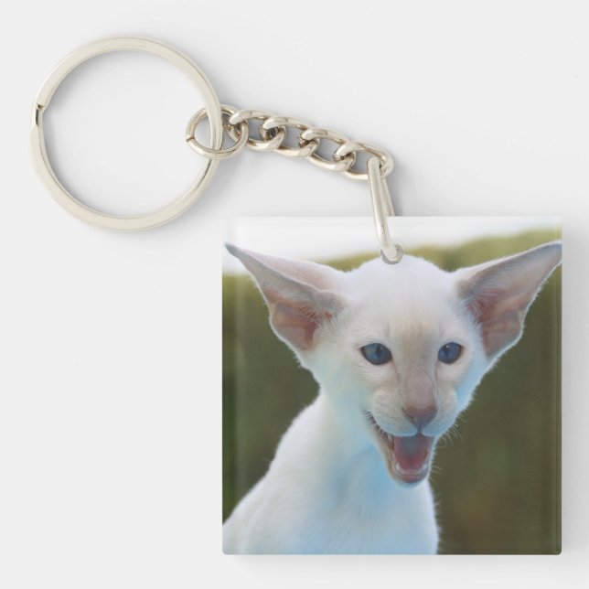 Silly Siamese Key Ring (Front)