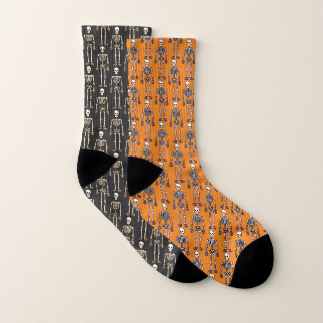 Silly Skeleton Halloween Socks (Pair)