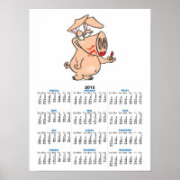 silly sloppy lipstick piggy pig cartoon