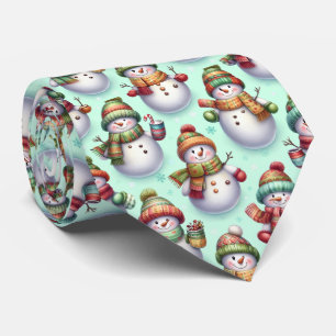 Silly Snowmen Tie