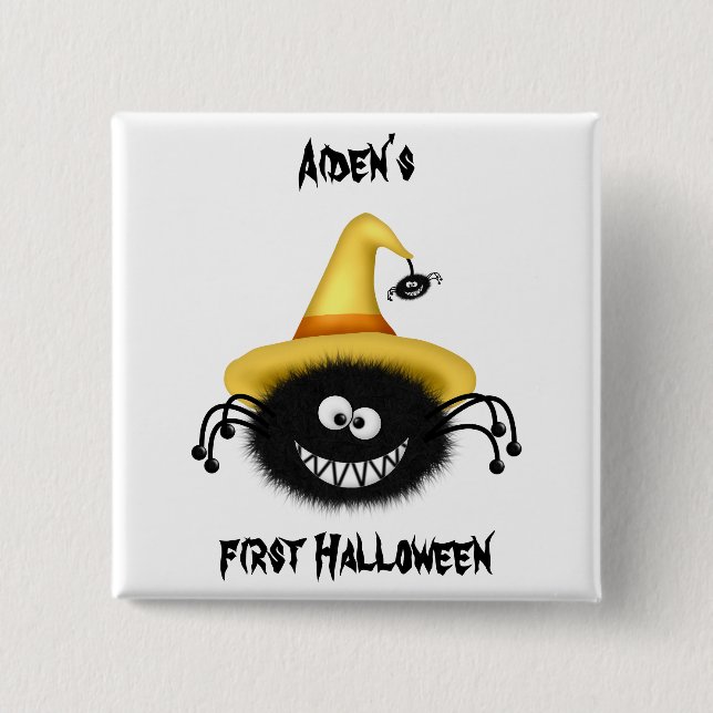 Silly spider pin (Front)