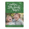 Silly Spirits Bright Holiday Photo card | Pine