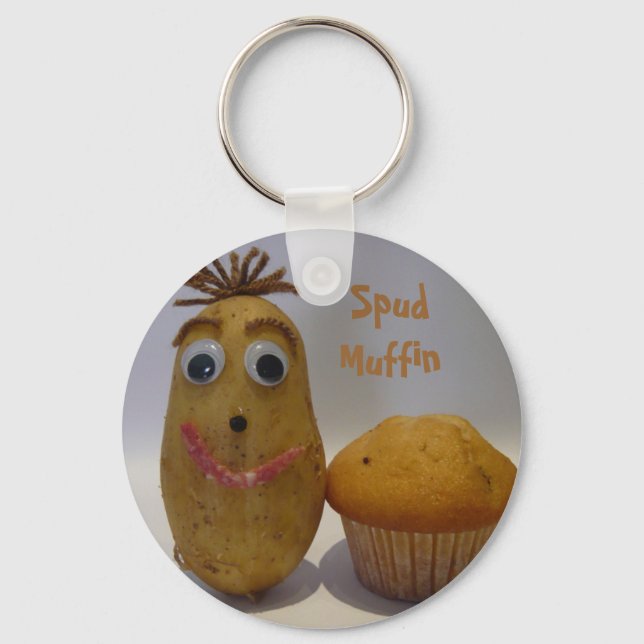 Silly Spud Muffin Keychain (Front)