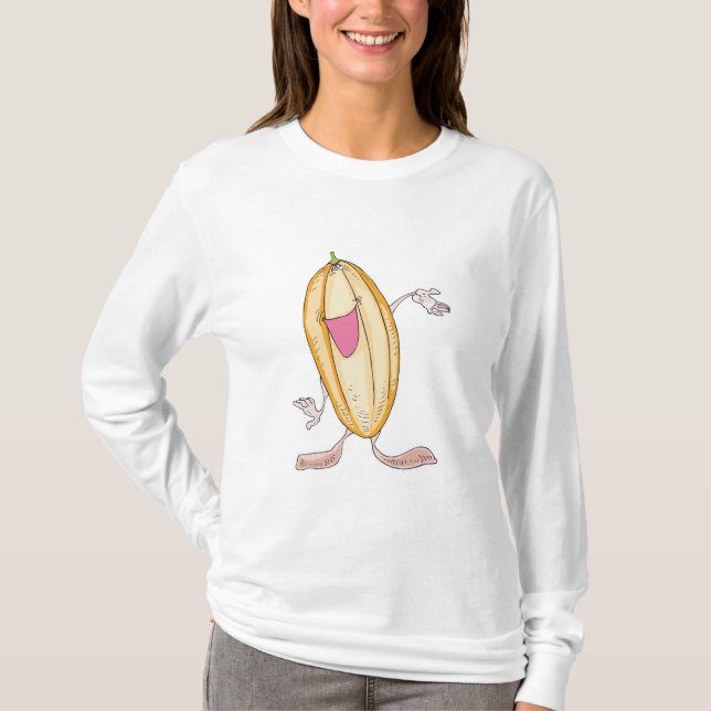 silly squash cartoon character T-Shirt (Front)
