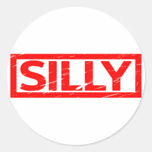 Silly Stamp Classic Round Sticker