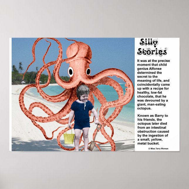 Silly Stories: Man-eating Octopus Poster (Front)