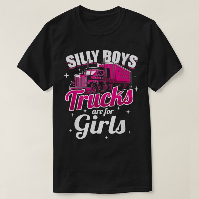 Silly Trucks Driver 1 T-Shirt (Design Front)