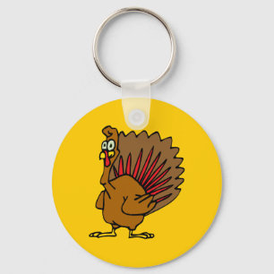 Silly Turkey Key Ring