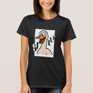 Silly Wacky Goose Tee Funny Meme Goose Aesthetic T