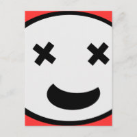 Silly X Eyes Oval Face