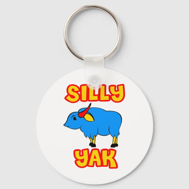 Silly Yak Key Ring (Front)