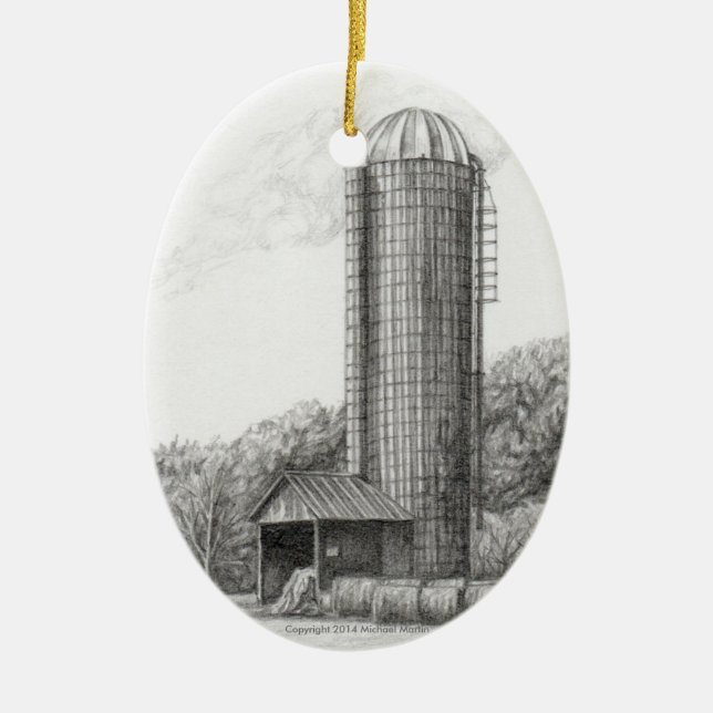 Silo Farming Ornament (Front)