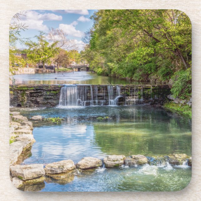Siloam Springs Sager Creek Waterfall Coaster Set (Front)