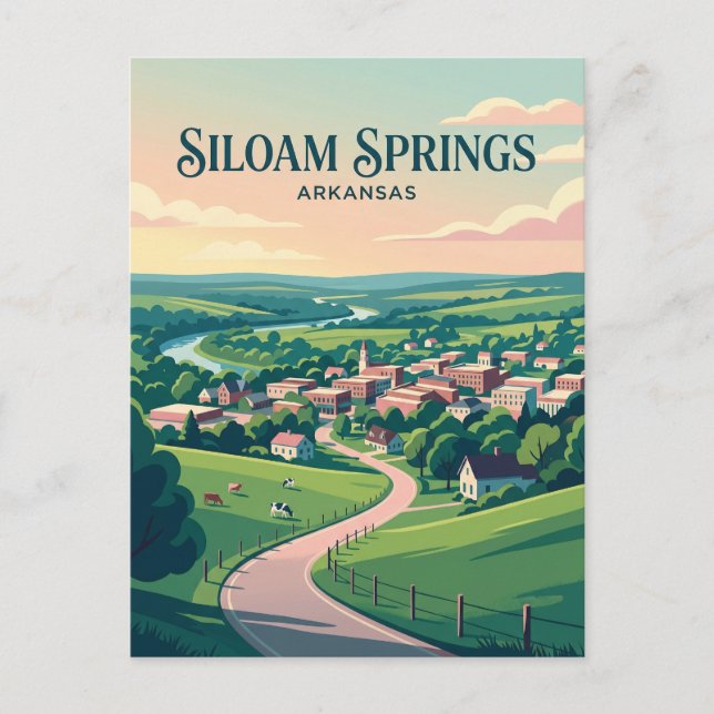 Siloam Springs USA Postcard (Front)