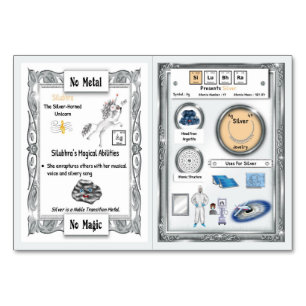 Silubhra - Silver Horn Unicorn Trading Card