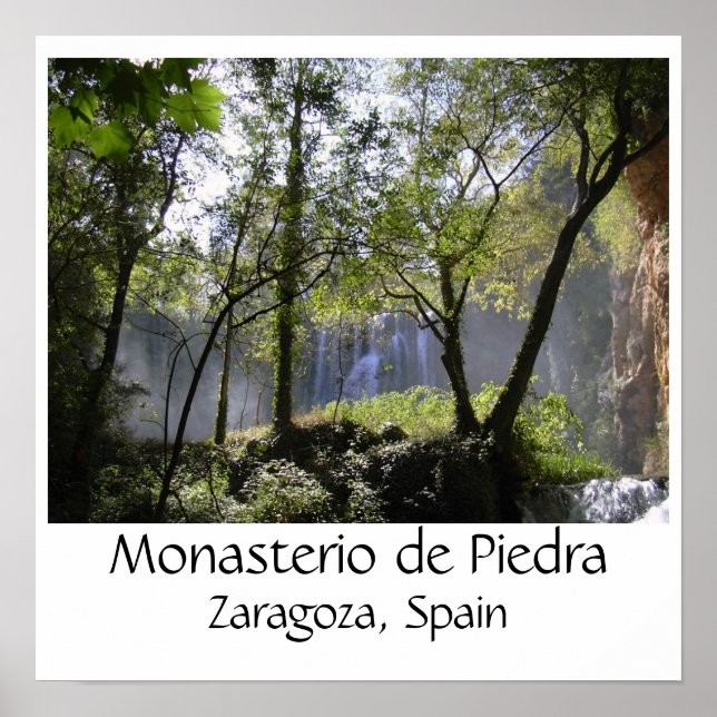 silva2, Monasterio de Piedra, Zaragoza, Spain Poster (Front)
