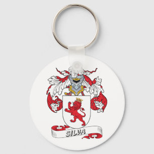Silva Family Crest Key Ring