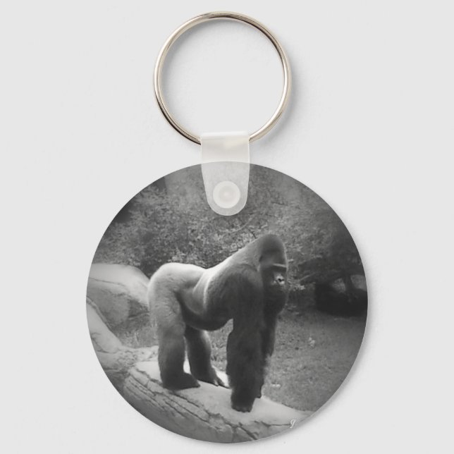 Silveback Gorilla Key Ring (Front)