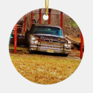 Silver 1963 Sadan Deville Ceramic Ornament