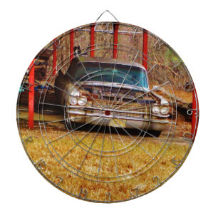 Silver 1963 Sadan Deville Dartboard
