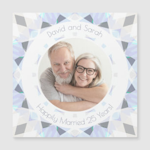 Silver 25th Wedding Anniversary Keepsake Gift